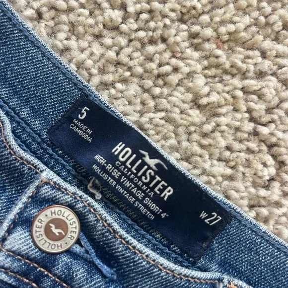 Hollister Vintage High Rise Denim Shorts - Picture 3 of 3